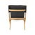 Mogens Lassen Natural Oiled Oak and Black Leather Saxe Chair by Lassen For Sale - Image 4 of 16
