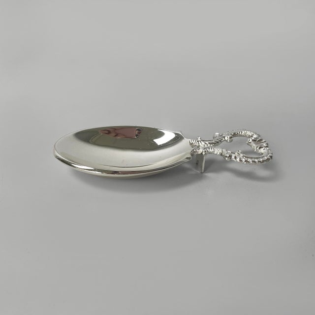 Austrian Silver-Plated Oyster Spoons by Solo, 1950s, Set of 6 For Sale - Image 4 of 17