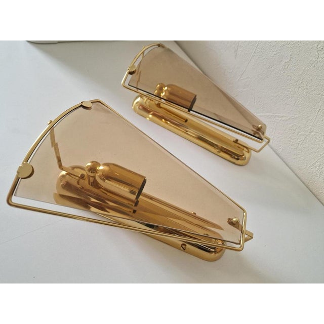 Brass Wall Lights from Lakro Amstelveen, 1980s, Set of 2 For Sale - Image 6 of 8