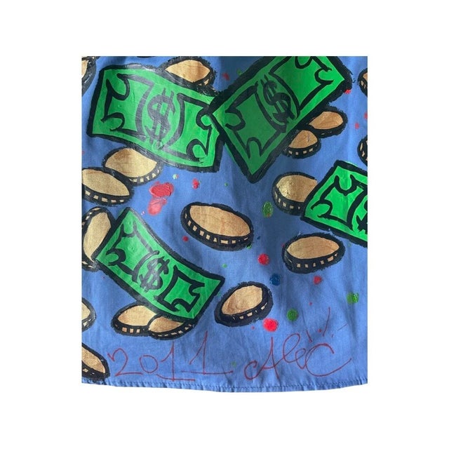Alec Monopoly X Mike Mozart (MiMo) Legendary Wall Street Cross Shirt For Sale - Image 9 of 16