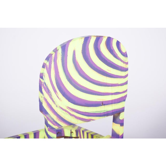 1950s Portuguese Chair Zebra by Francisco Camilo, 1950s For Sale - Image 5 of 11