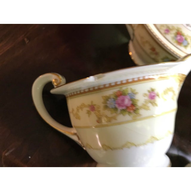 Vintage Noritake Allure China Dinnerware, Set for 10 , Total 62 Pieces For Sale - Image 9 of 13