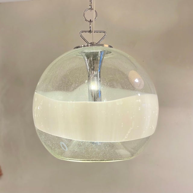 Murano Pendant Lamp by E. Fantasia & G. Poli for Sothis, 1970s For Sale - Image 13 of 13