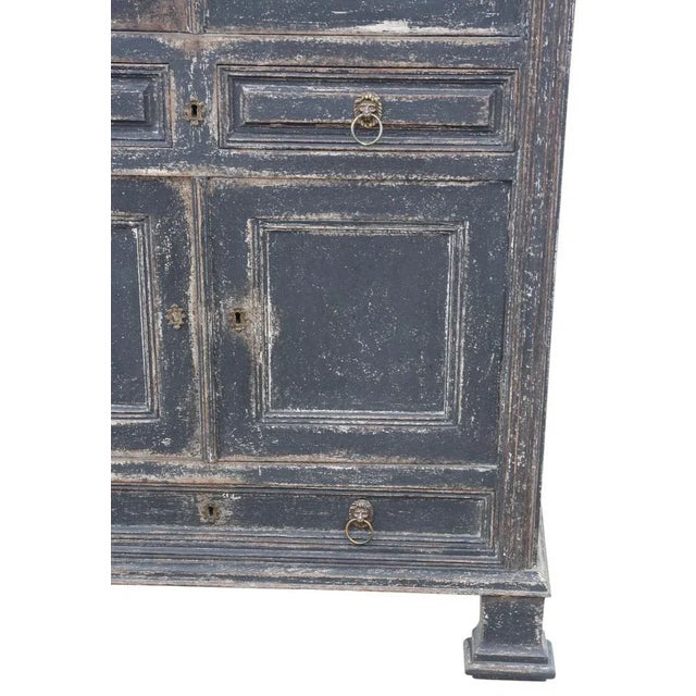 Antique Painted Kitchen Buffet For Sale - Image 6 of 13