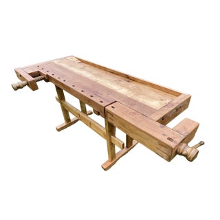 Vintage Rustic Workbench, Germany For Sale