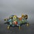 Vintage Cloisonne Enamel Bull Figurine – 11" Gilt Ox Sculpture With Floral Motif For Sale - Image 13 of 18