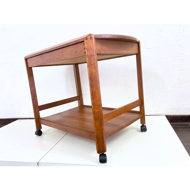 Danish Teak Bar Cart by Aksel Kjersgaard, 1960s For Sale - Image 10 of 14