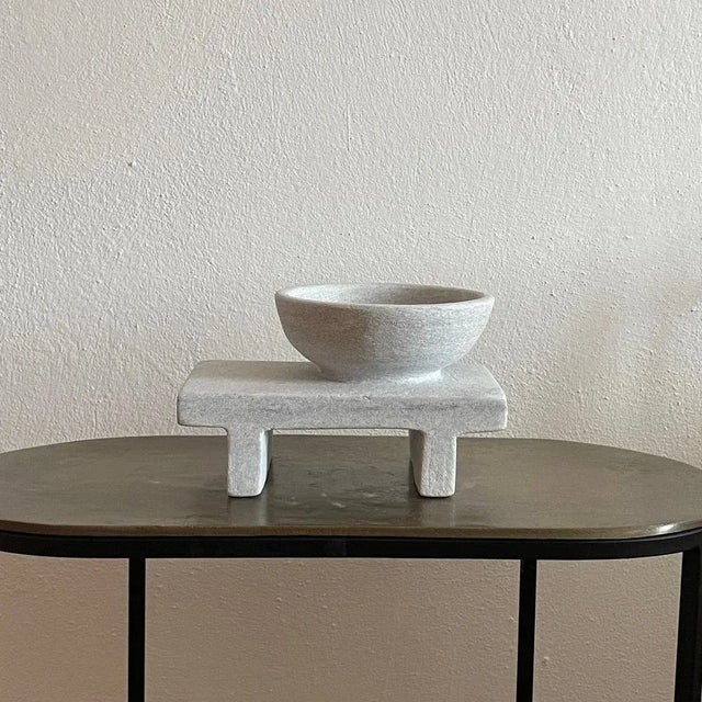 Not Yet Made - Made To Order Hand Carved Marble Vessel by Tom Von Kaenel For Sale - Image 5 of 6