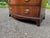 Late 20th Century Georgian-Style Bowfront Flame Mahogany Chest of Drawers by Baker Furniture. For Sale - Image 9 of 17