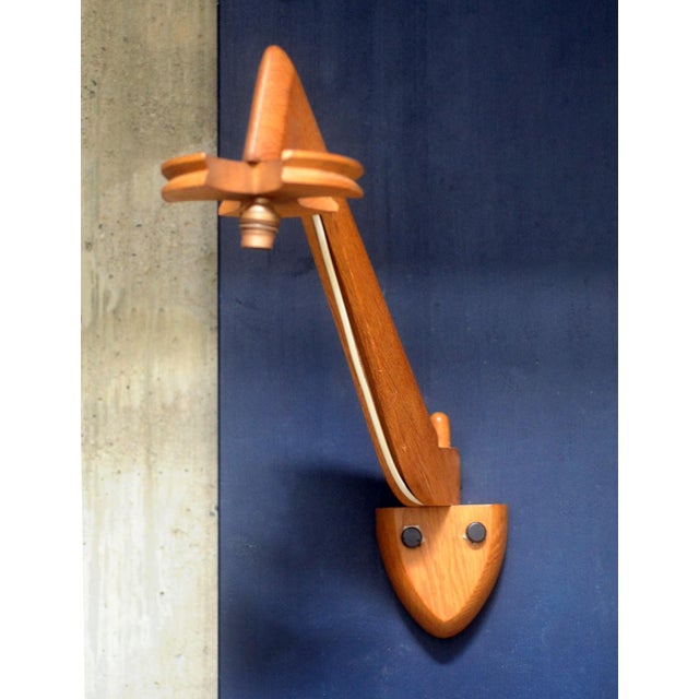 Mid-Century Modern Wall Sconces by Guillerme Et Chambron for Votre Maison, 1970s For Sale - Image 3 of 6