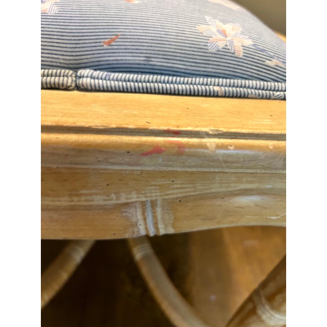Wood Late 20th Century Coastal Stool For Sale - Image 7 of 12