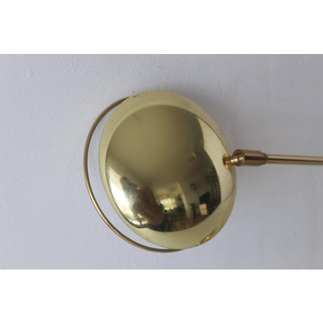 Bankamp Leuchten G Style Large Brass Metal Swing Arm Table Light Vintage For Sale - Image 10 of 18