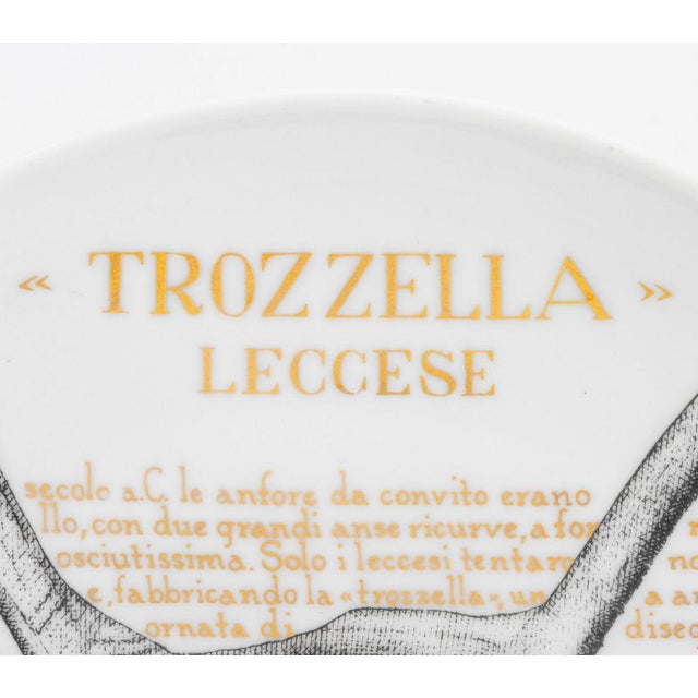 Contemporary Fornasetti Porcelain Tableware, 3 Pcs. For Sale - Image 3 of 16