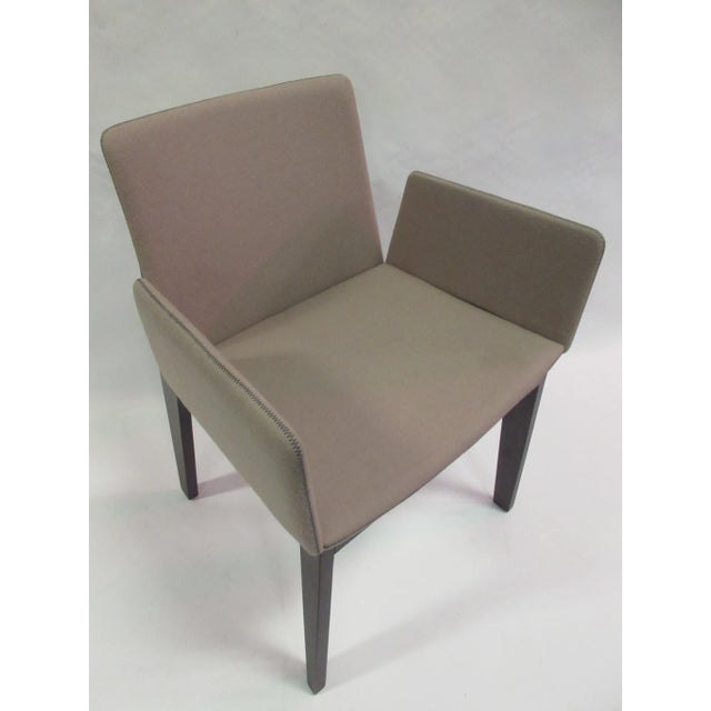 Gray New Ava Armchair in Grey Fabric by Capdell For Sale - Image 8 of 10