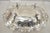 Metal Vintage English Victorian Flower Rose Repousse Silver Plated Footed Oval Dish For Sale - Image 7 of 10