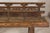 Antique Chinese Rustic Wood Bench with Carved Openwork Back For Sale - Image 9 of 14