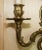 Large Vintage French Bronze Candle Wall Lights, 1920s, Set of 2 For Sale - Image 6 of 18