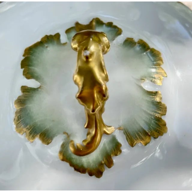 Antique Ch Field Haviland Porcelain Round Covered Vegetable Server For Sale In Charleston - Image 6 of 13