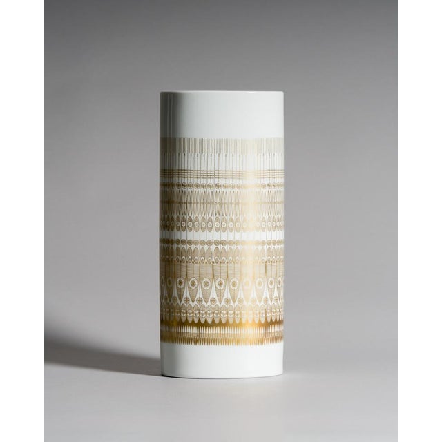 Trio Gilded Porcelain Vases by Hans Theo Baumann & Tapio Wirkkala for Rosenthal Studio-Line, Germany, 1960s, Set of 3 For Sale - Image 12 of 18