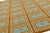 Textile Swedish-Style Geometric Flatweave Wool Rug in Rust and Sky Blue For Sale - Image 7 of 10
