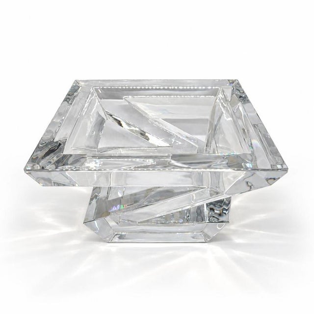 Glass Architecture Catchall by Nicolas Triboulot for Baccarat For Sale - Image 7 of 9