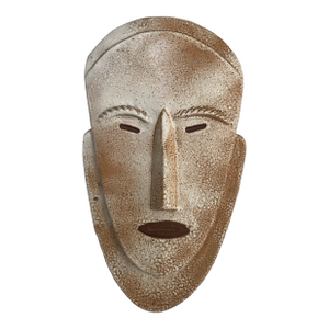 Signed Douglas Ferguson Pigeon Forge Pottery African Inspired Mask Wall Hanging