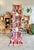 This striking Moroccan Boujad runner rug is a vibrant expression of Berber artistry, handwoven using 100% natural wool by...