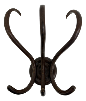 Antique Bentwood Wall Mounted Coat Rack, 1930s