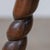 Brown 1950s Tall French Wood Tripod Stool For Sale - Image 8 of 10