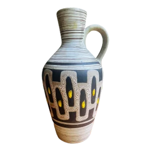 Mid Century West German Ceramic Vase Cartens Scheurich Era