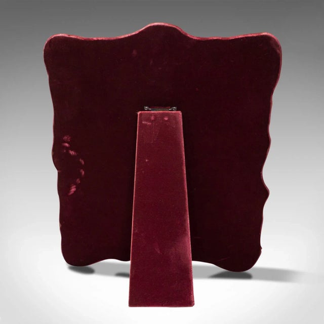 1950s Sterling Silver Decorative Mirror For Sale - Image 6 of 11