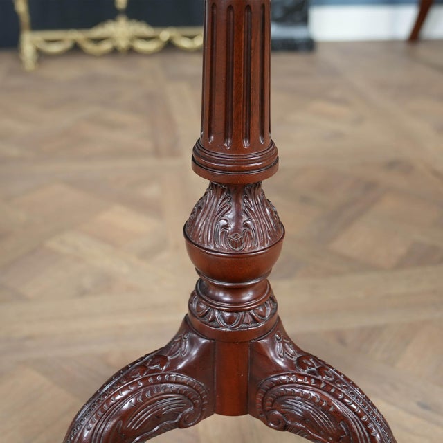 Traditional Vintage Baker Tilt Top Table For Sale - Image 3 of 14