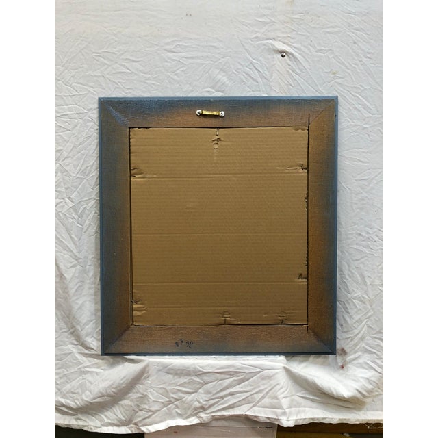 Mid 20th Century Industrial Exposition Original Acrylic Painting on Paper For Sale - Image 4 of 4