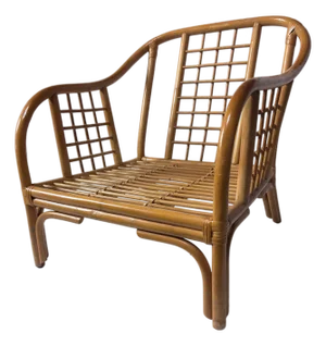 Vintage Bamboo Lounge Chair