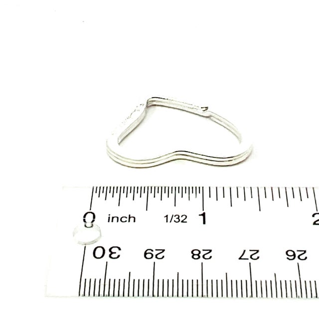 Tiffany & Co Estate Heart Money Clip or Bookmark Sterling Silver For Sale In New York - Image 6 of 6