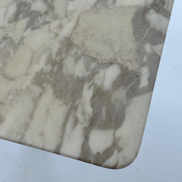 1980s Marble Racetrack Dining Table by Joseph D’Urso for Knoll For Sale - Image 9 of 9