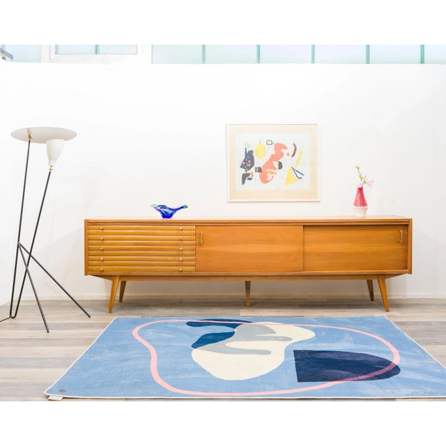 Vintage Sideboard in Walnut, 1950s For Sale - Image 3 of 15