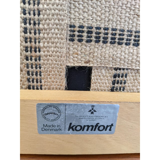 1960s Danish Modern Komfort Lounge Chair and Ottoman For Sale - Image 11 of 12