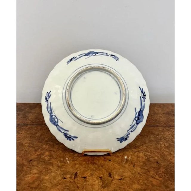 Large Antique Quality Japanese Imari Plate, 1900s For Sale - Image 4 of 5