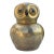 Rare Antique Art Deco Japanese Noritake Porcelain Figural Owl Inkwell Gilt For Sale