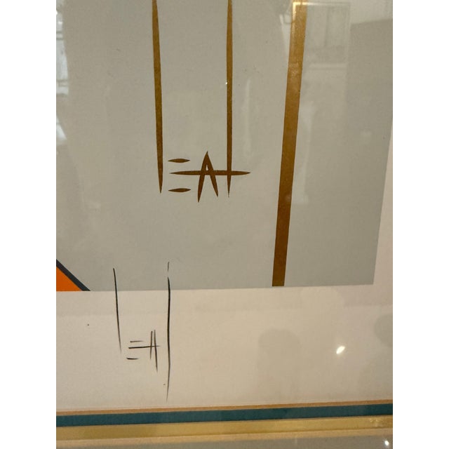 Serigraph on paper Signed lower right Description A striking fusion of fashion illustration, graphic precision, and...