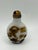 Opaline or Milk Glass Snuff Bottle With Auspicious Symbols in Brown Overlay For Sale - Image 4 of 12