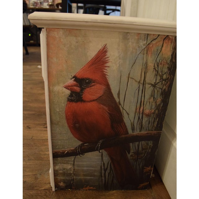 Decoupage Cardinal Nightstand/End Table For Sale In Orlando - Image 6 of 7