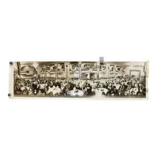 Panoramic Photograph Daughters of the American Revolution 60th Continental Congress New York Lunch Mayflower Hotel Washington DC 1951 For Sale