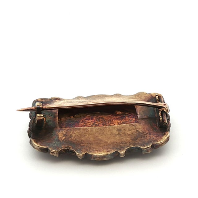 Early 19th Century 18k Yellow Gold 'Regard' Multi Gemstone Brooch For Sale - Image 9 of 9