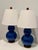 Ralph Lauren Ralph Lauren Home Cobalt Blue Double Gourd Porcelain Table Lamps – Pair For Sale - Image 4 of 9