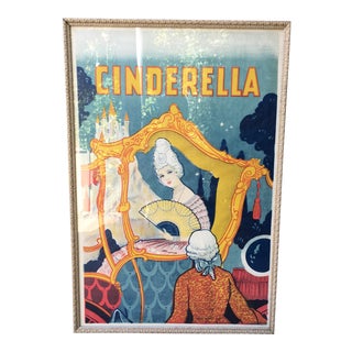 "Cinderella" English Theater Poster For Sale