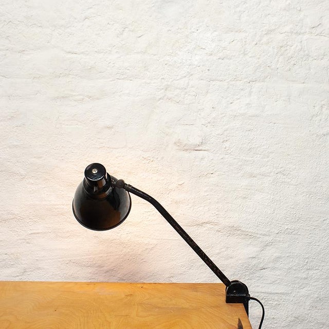 Clamp Table Lamp attributed to Marianne Brandt for Kandem, 1930s, in Good conditions. Designed 1920 to 1949 This piece is...