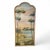 Set of three Italian panels that follow the models of 18th-19th century landscape decorations, painted in oil on canvas in...