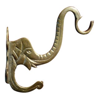 1960s Elephant Hook, Brass, Orrnate For Sale